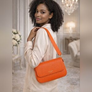 Kate Spade Buddie Smooth Leather Shoulder Bag